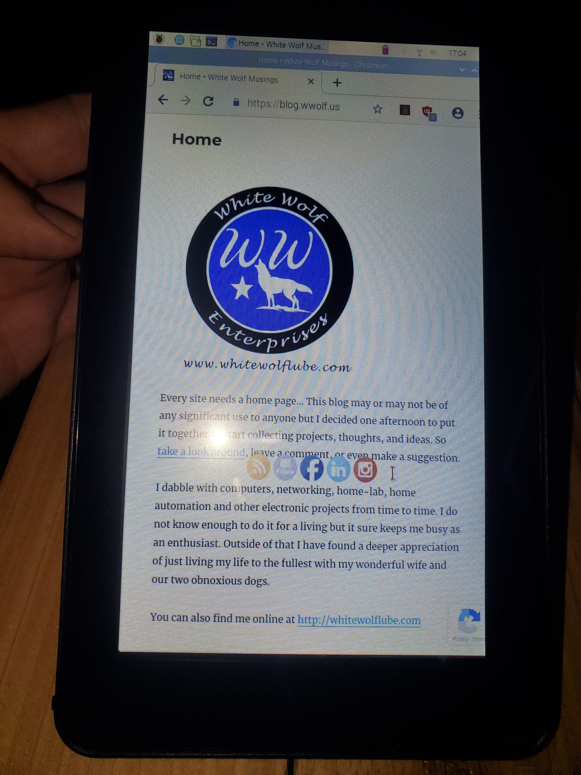 PI 7" Touchscreen Tablet