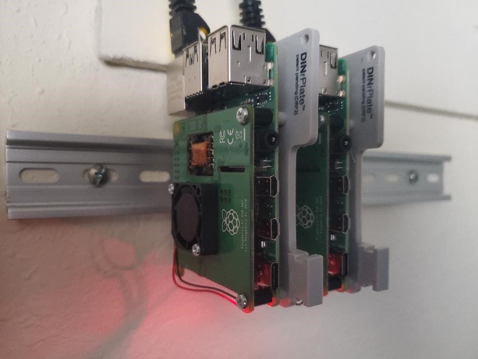 DIN mounting for the Pi