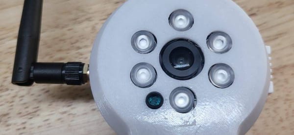 Reworked Night vision on ESP32-CAM